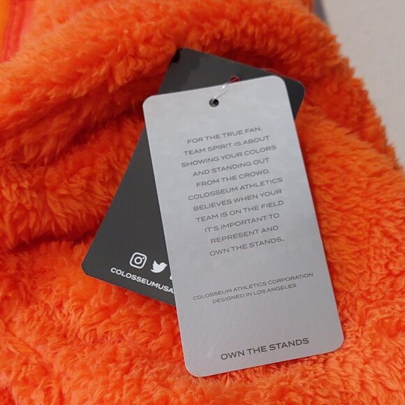 Clemson Tigers Colosseum Pullover Half-Snap Sherpa Jacket Size M - Picture 10 of 12